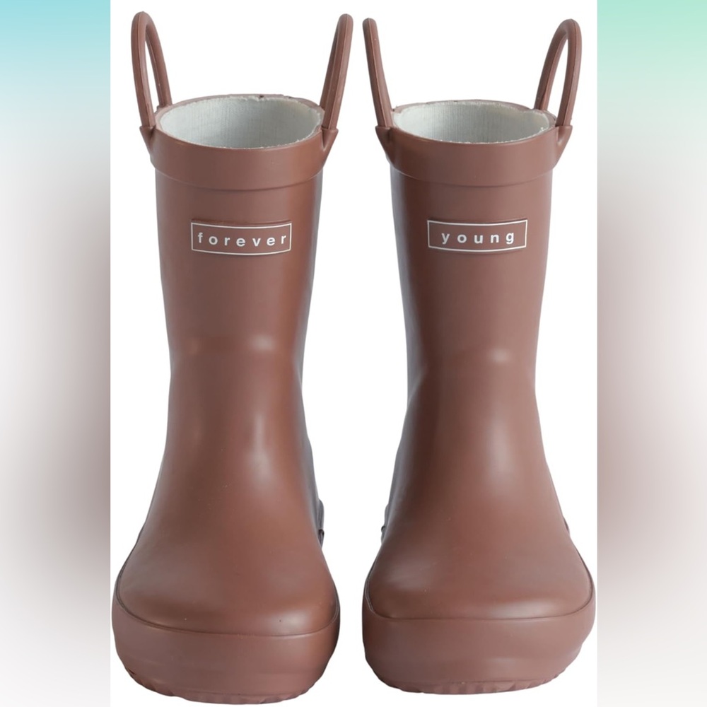 Brown Rain Boots